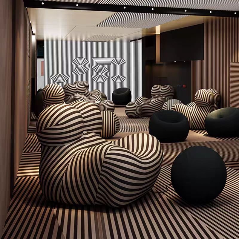 Sillón Negro - Vista Trasera